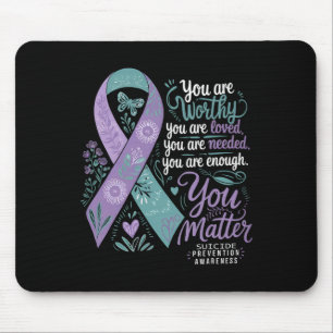 Bewusstseinsbildung zur Suizidprävention Positive Mousepad