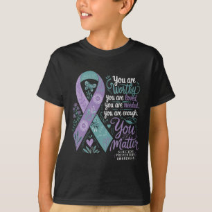 Bewusstseinsbildung zur Suizidprävention Positive T-Shirt