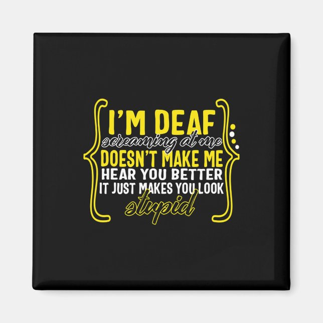 Bewusstseinsmonat bin ich tot und schreie mich asl magnet (Vorne)