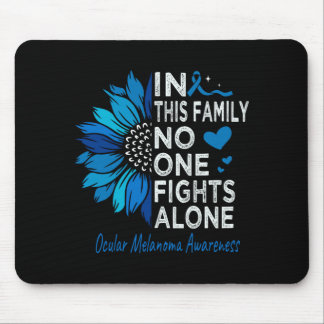 Bewusstseinssonnenblume für Okuläres Melanom Unter Mousepad
