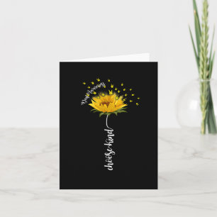 Bewusstseinssonnenblume Wähle Freundlich Gelbe Sch Karte