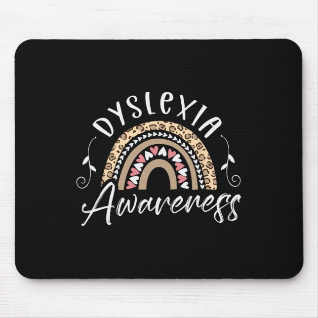 Bewusstseinsstörung Dyslexie Therapeut Mousepad (Vorne)