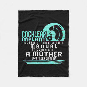 Bewusstseinsstörung Mutter Cochlear Implantat Asl  Fleecedecke
