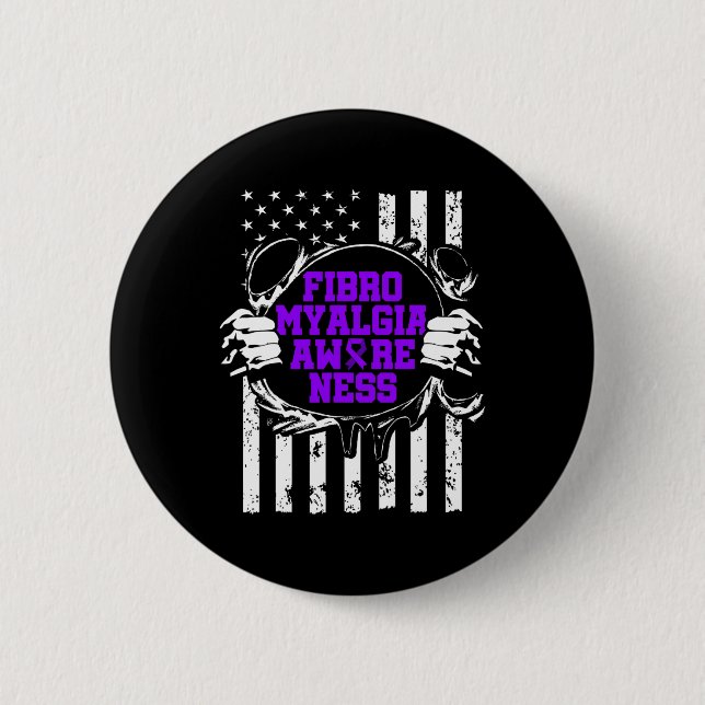 Bewusstseinsüberlebender Proud-Krieger 8 Button (Vorderseite)