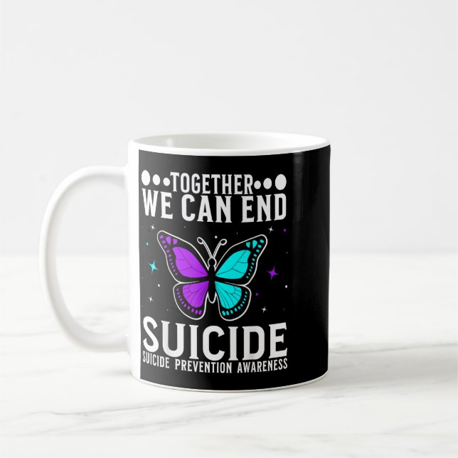 Bewusstseinsunterstützung Präventionsbewusstsein F Kaffeetasse (Links)