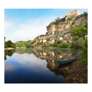 Beynac-und-Cazenac und Dordogne-Fluss-Fotodruck Fotodruck
