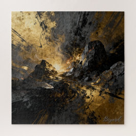Beyond - AI Fantasy Digitalkunst-Druck Puzzle