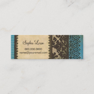 Beyond Blue ~ Anrufen von Business Card-Freunden Telefonnummerkarte