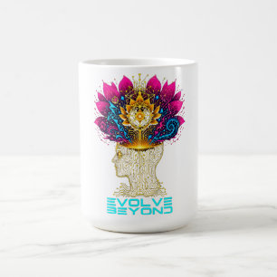 Beyond Cybernetic Mind Grafik Herren T-Shirt Kaffeetasse