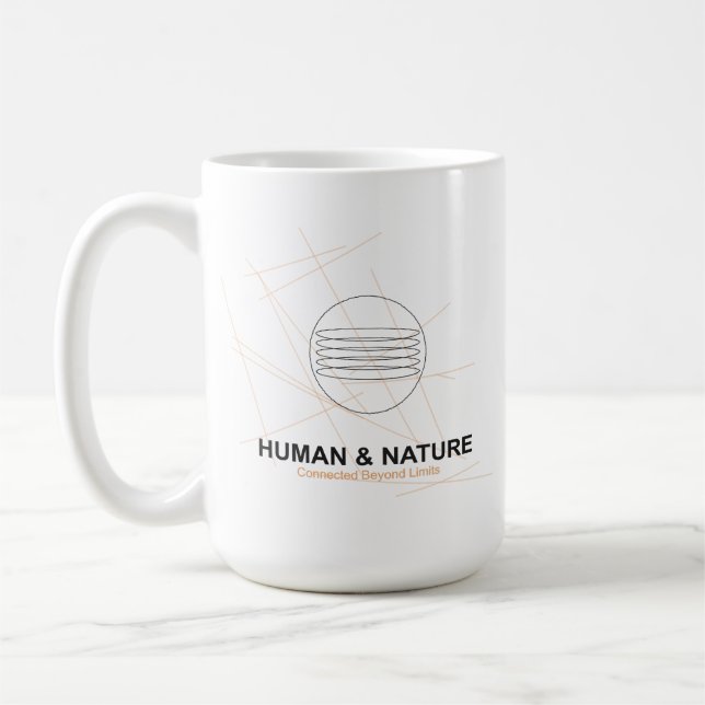 Beyond Limits – Human, Urban & Nature Connected Kaffeetasse (Links)