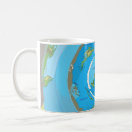 Beyond the Ice Wall Flat Earth Kaffeetasse