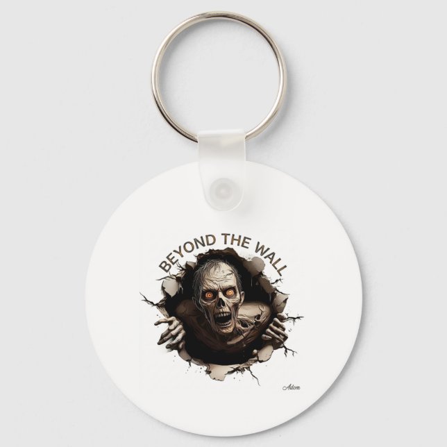 Beyond The Wall Zombie Langarmshirt Schlüsselanhänger (Vorderseite)