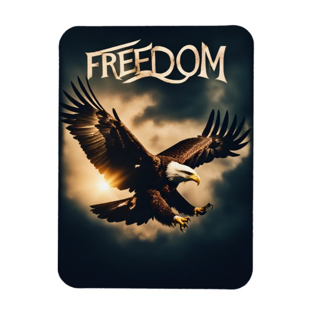 Beyond Wings: Freedom with an Eagle Magnet (Vertikal)
