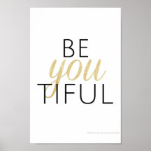 beYOUtiful Poster
