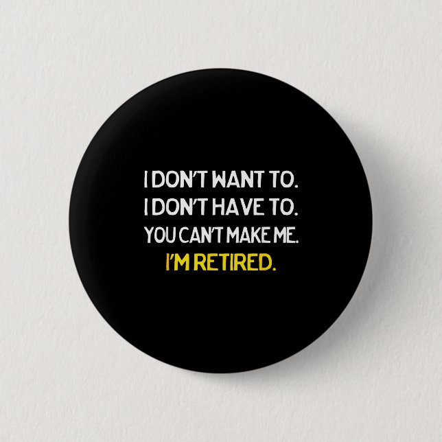 Bezahlbare Familient-Shirts Schwarz Ich Will Nicht Button (Vorderseite)
