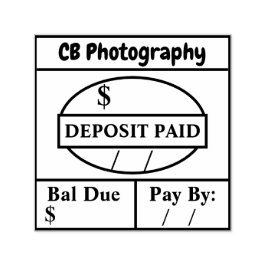 Bezahlte/Personalisierte Bal Due Self Inking Permastempel