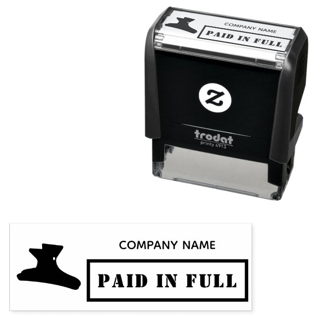 Bezahlung im vollen Business Hair Clip Haar Salon Permastempel (Beispiel)