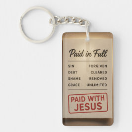 Bezahlung in voller Höhe Schlüsselanhänger