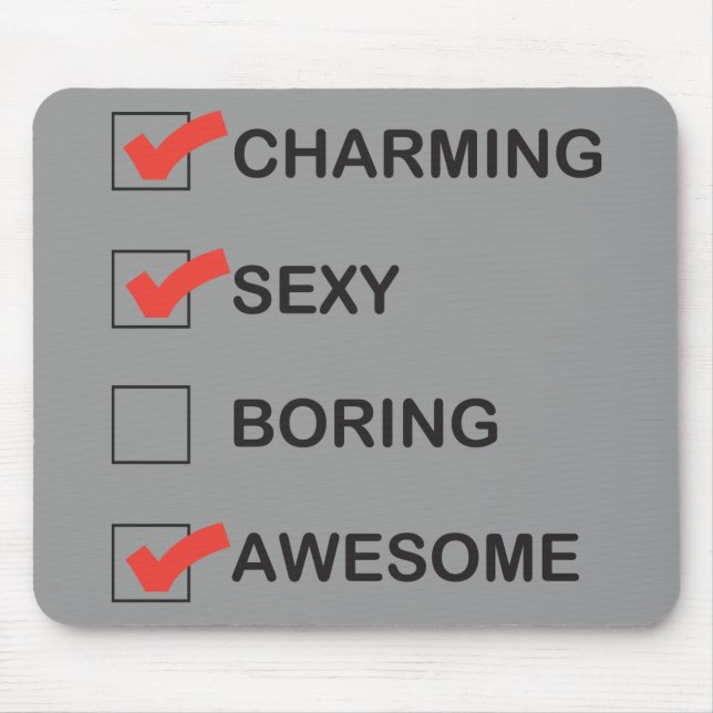 Bezaubern Mousepad (Vorne)