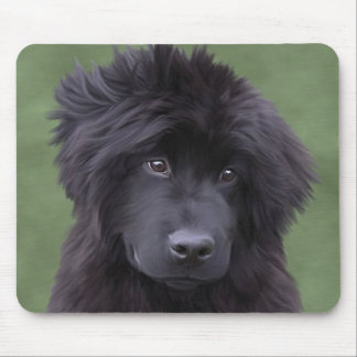 Bezaubern Sie den newfy Welpen Mousepad