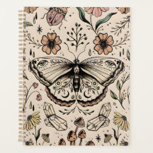 Bezaubernd Boho Butterfly Theme Hardcover Planner