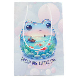 Bezaubernd "Dream Big, Little One" - Frog - Mittlere Geschenktüte