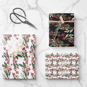 Bezaubernd Evergreen Elegance Weihnachten Geschenkpapier Set