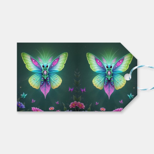 Bezaubernd Moonlit Fairy Geschenkanhänger (Vorderseite (Horizontal))