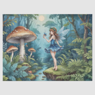 Bezaubernd Mushroom Fairy Seidenpapier