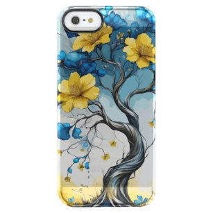 Bezaubernde Arbor Tree Art Durchsichtige iPhone SE/5/5s Hülle