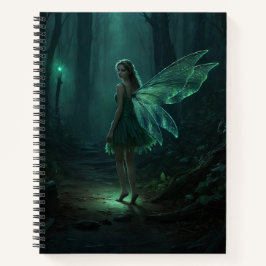 Bezaubernde Forest Fairy Fantasy Art Notizbuch