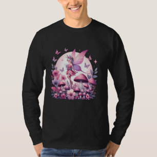 Bezaubernde Forest Fantasy Fairy Mystical Butterfl T-Shirt