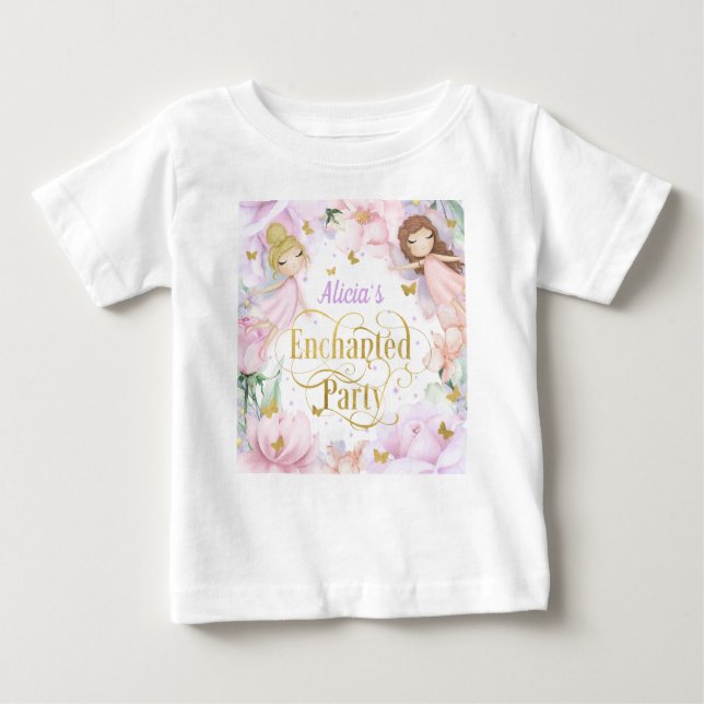 Bezaubernde Gartenmärchen 1. Geburtstag Baby T-shirt (Vorderseite)