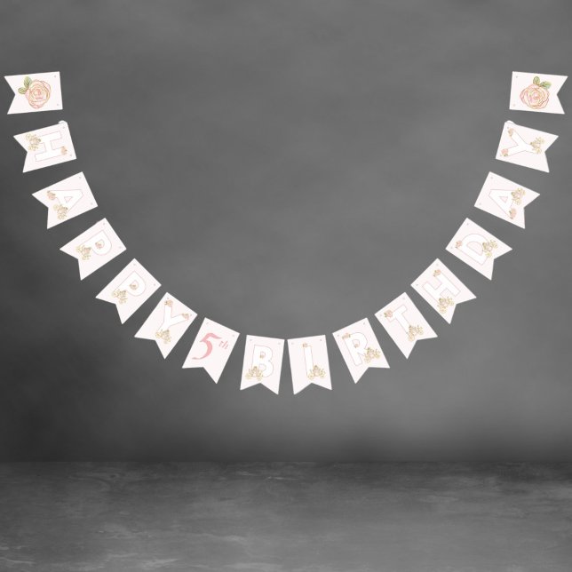 Bezaubernde GeburtstagsPrinzessin Wimpelkette (Von Creator hochgeladen)