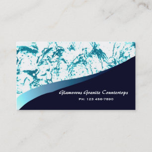 Bezaubernde Granitcountertops-Visitenkarte Visitenkarte