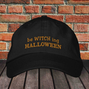 bezaubernde Halloween bestickte Trucker-Mütze Baseballkappe
