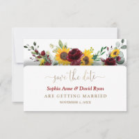 Bezaubernde Hochzeit von Burgund-Blumen