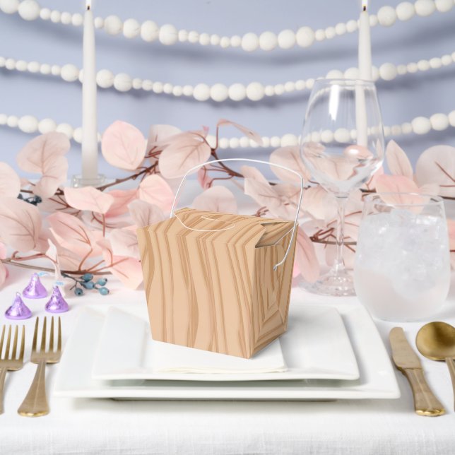 Bezaubernde Holzmuster-Feier Geschenkschachtel (Hochzeit)