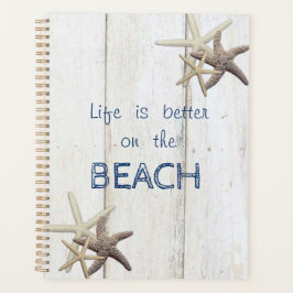 Bezaubernde Holztextur, Starfish, Strand Planer