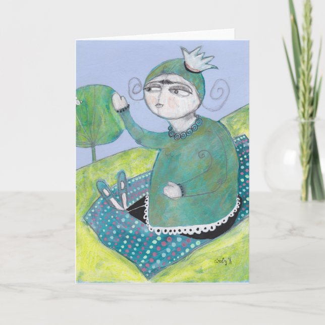 bezaubernde inspirierte Geschenkkarte Karte (Vorderseite)