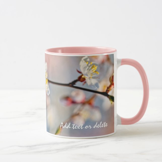 Bezaubernde japanische Apricot-Blume Tasse (Rechts)