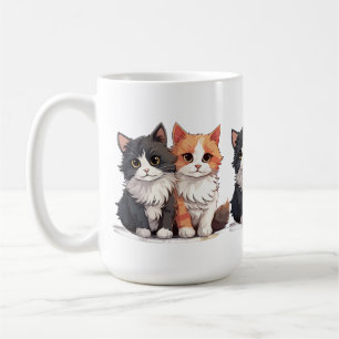 "Bezaubernde Katzen-Tasse – Der perfekte Schluck f Kaffeetasse