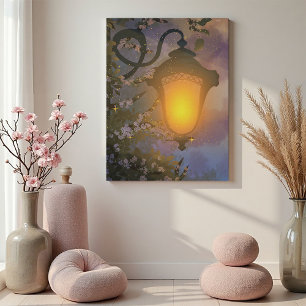 Bezaubernde Lampenlampe Canvas Print Leinwanddruck