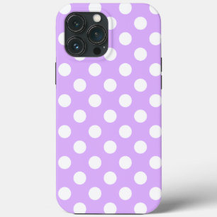 Bezaubernde Lavendel und schöne weiße Polka-Punkte Case-Mate iPhone Hülle