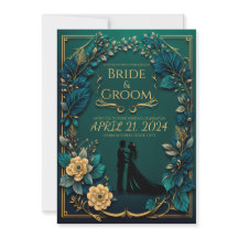 Bezaubernde Liebe: Smaragdgrün und Gold