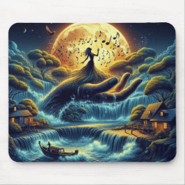 Bezaubernde Mondlichtserenade Mousepad