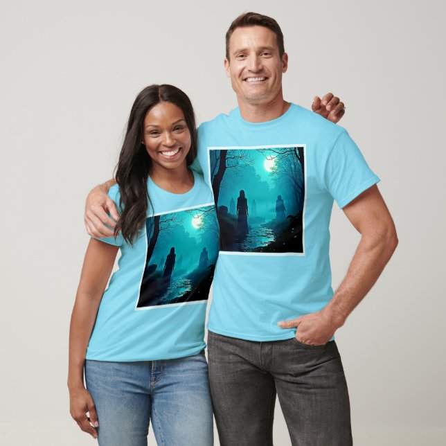 Bezaubernde Mondlichtwälder T-Shirt (Unisex)