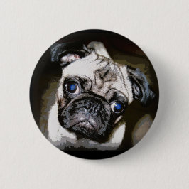 bezaubernde Mops Button