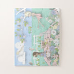 Bezaubernde Picnic Scene Girls/Bunny/Vögel Puzzle<br><div class="desc">Jigsaw Puzzle für kleine Mädchen mit bezaubernden Sommerpicknickszene. Bitte beachten Sie, wenn Sie eine Größe mit einem anderen Seitenverhältnis als hier (insbesondere wenn quadratische Form) wählen, muss das Design unter Umständen angepasst werden, ansonsten kann es zu einem weißen Bereich kommen. Sie können dies über die Option Weitere anpassen und die...</div>