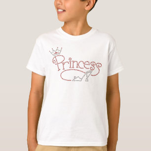 Bezaubernde Prinzessin Crown u. Absatz-Schuh T-Shirt